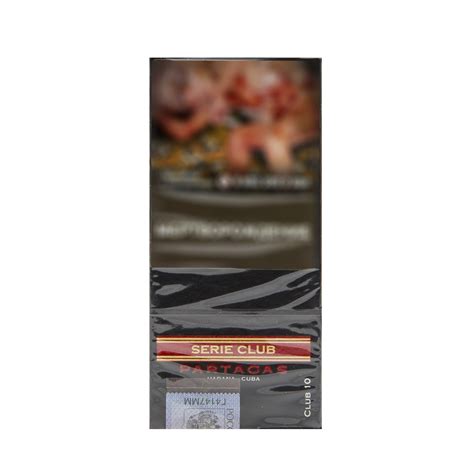 Сигариллы Partagas Club Series купить - цена
