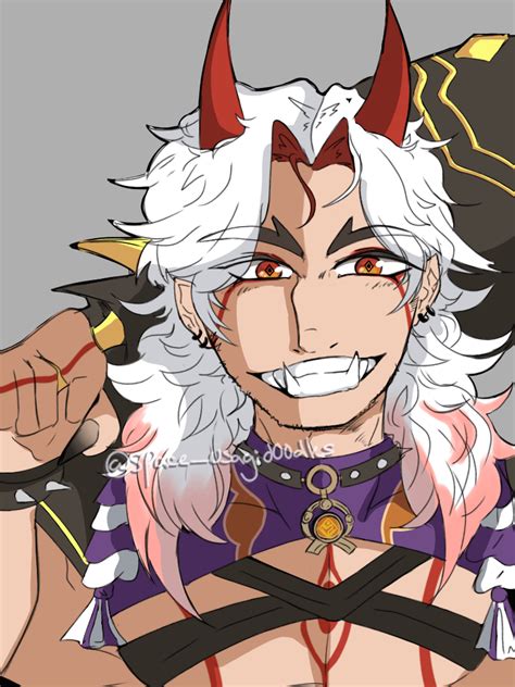 Some Itto fanart!! : r/IttoMains