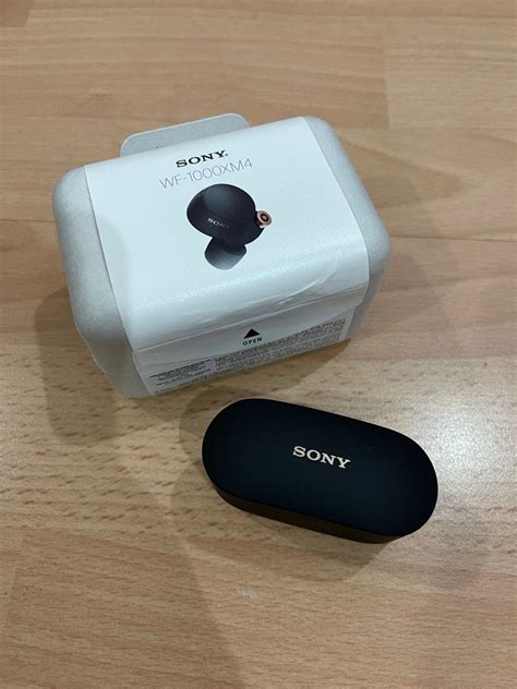 Sony WF-1000XM4 Wireless Noise Cancelling Headphones, Audio, Earphones ...