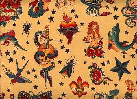 Tattoo Art Styles: vintage tattoo flash art