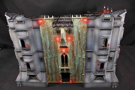 Warhammer 40k buildings for a Shrine World - Centerpiece Miniatures