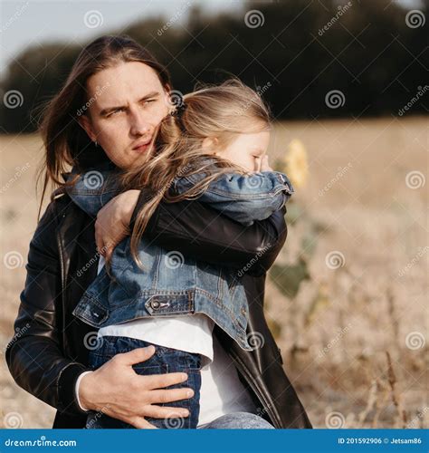 Loving Father Spending Time with His Daughter Stock Photo - Image of