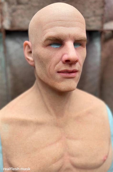 Realistic Man Silicone Mask Realflesh Masks Cool Guy - Etsy