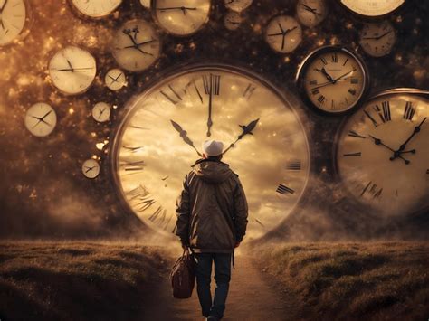 Premium Photo | Time flies so fast and the past gone away too far