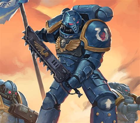 ArtStation - Warhammer 40k. FanArt. ultramarines, Vitaly Perevoshikov ...