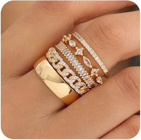 Women's Gold Stackable Rings Store | bellvalefarms.com