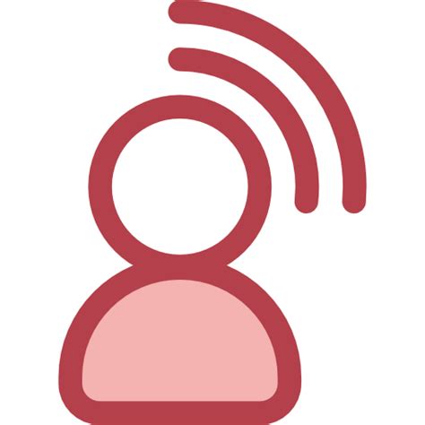Transmitter Monochrome Red icon