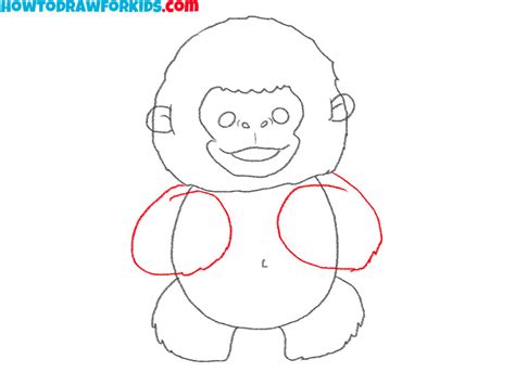 How to Draw a Gorilla Step by Step - Drawing Tutorial For Kids