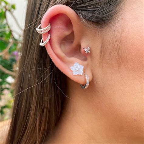 Piercing De Orelha Prata