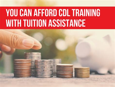 afford cdl training  tuition assistance