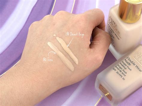 Estee Lauder Double Wear Nude Water Fresh Makeup: Review and Swatches ...