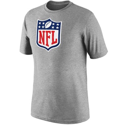 Nike NFL Shield Oversized Logo T-Shirt - Ash - NFLShop.com