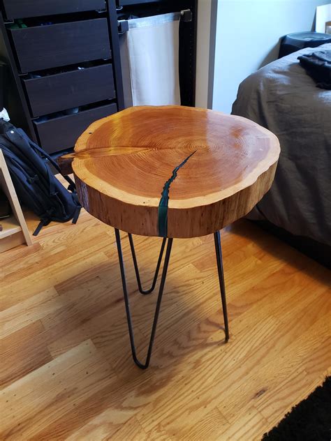 First epoxy side table : r/epoxy