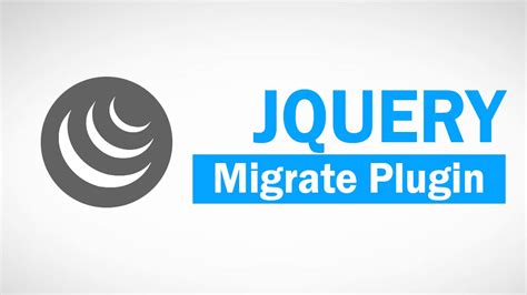 jquery migrate plugin tutorial upgrade   youtube