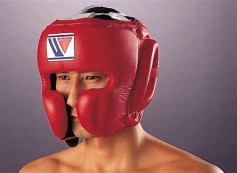 Winning Boxing Headgear Red - BOXING AT THE DEPOT