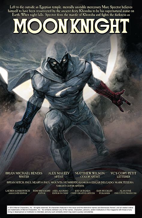 Moon Knight 2011 Issue 1 | Read Moon Knight 2011 Issue 1 comic online ...