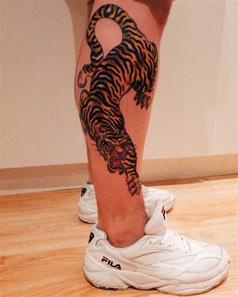 Traditional Tiger Tattoo Traditional Tattoo Design Ja - vrogue.co