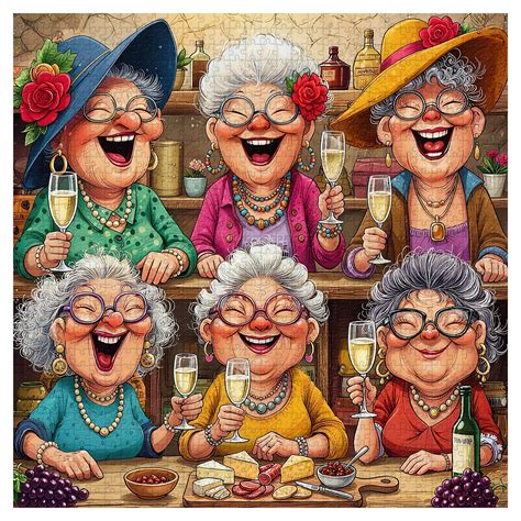 tipsy time  besties jigsaw puzzle  pieces fun puzzle
