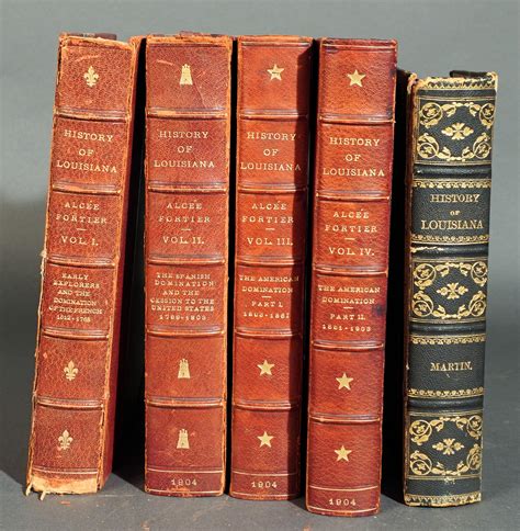Lot - Alcee Fortier, A History of Louisiana, Published New York 1904