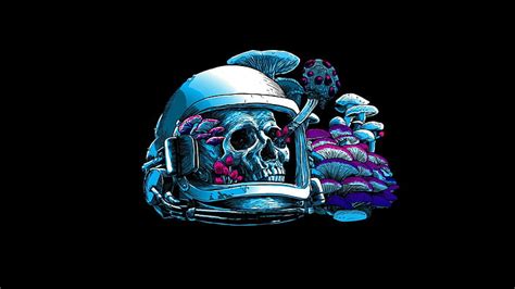 HD wallpaper: astronaut, astronautics, artwork, skull | Wallpaper Flare