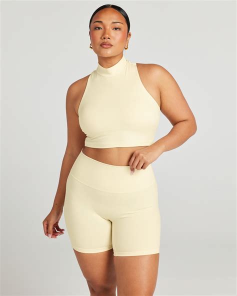 Aura Mock Neck Tank - Butter – Elite Eleven