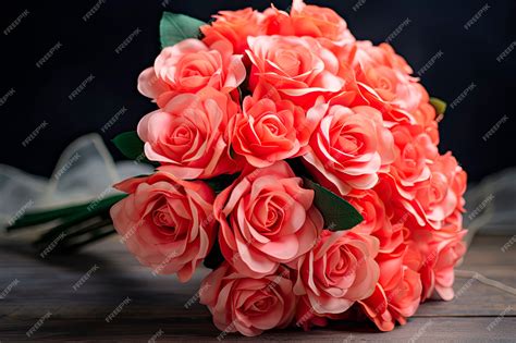 Un hermoso ramo de rosas | Foto Gratis