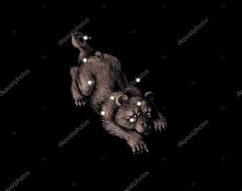 Constellation The Little Bear (Ursa Minor) — Stock Photo © palych #3494395