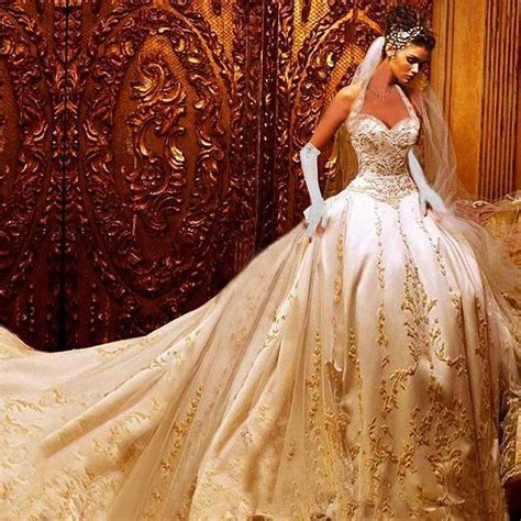 royal cathedral train wedding dresses