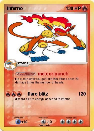 Pokémon Inferno 347 347 - meteor punch - My Pokemon Card