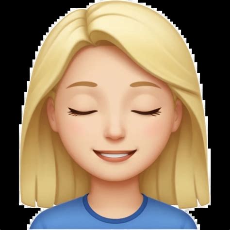 smile softly eyes closed emoji ai emoji generator