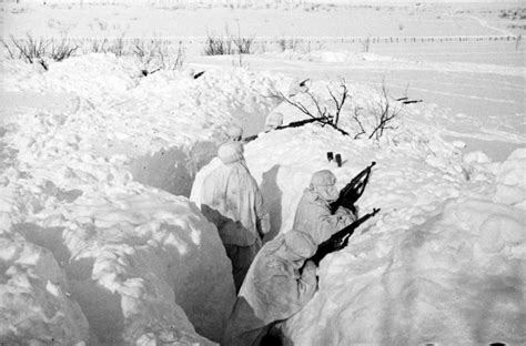 Soviet infantry in winter