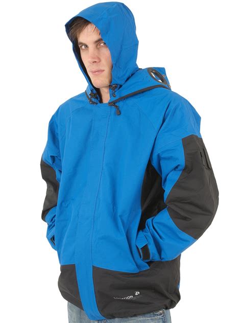 mens goggle rain hooded jacket technical waterproof coat men jkt