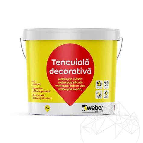 Weber Pas Classic 25 Kg - Decorative acrylic plaster - PIATRAONLINE.com