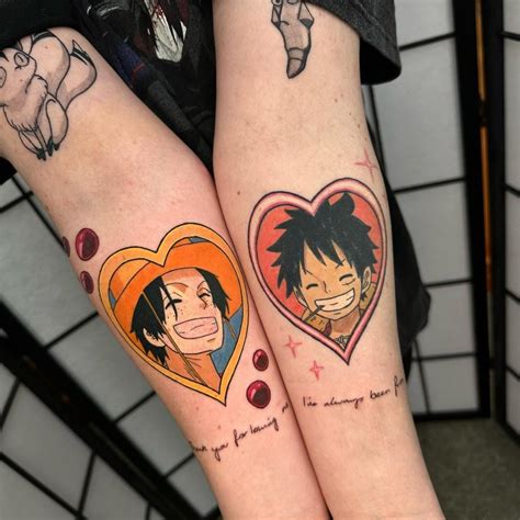 Ace and Luffy Tattoo : r/OnePiece