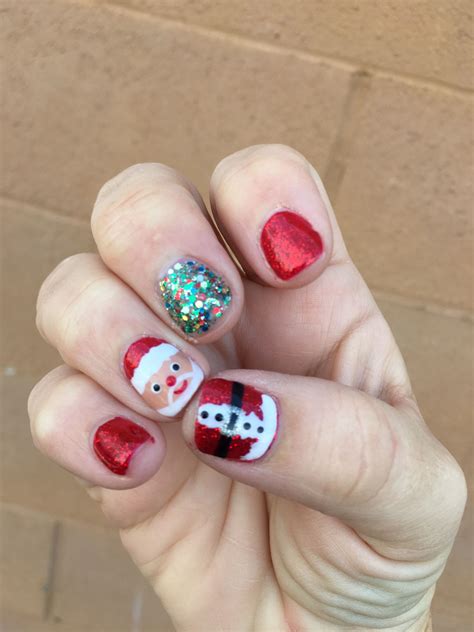 Fun Christmas Nails Santa