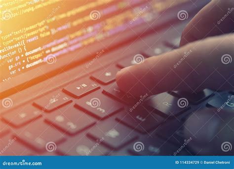 coding programming source code screen stock image cartoondealercom