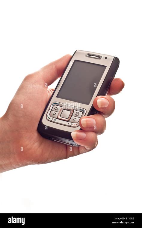 Silver phone hi-res stock photography and images - Alamy