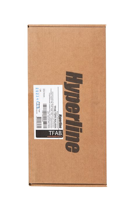 Hyperline TFAB-T2FR-RAL9004 Модуль вентиляторный потолочный с 2-мя ...