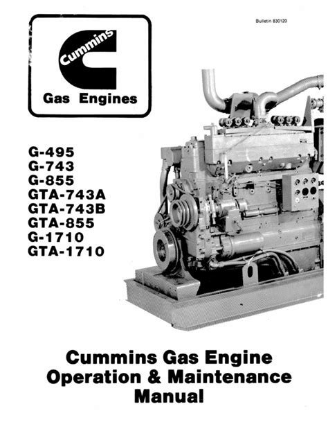 Cummins Manual Gas Engines Gta2300
