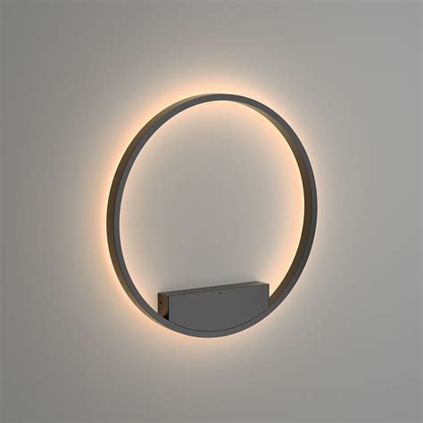 Maytoni Maytoni Rim Modern Integrated LED Wall Lamp Black, 60cm, 3000K
