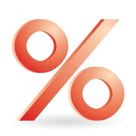 Percent symbol stock illustration. Illustration of abstract - 8229099