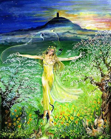 Artha, Goddess of Spring Equinox by Caroline Gully-Lir | Dioses ...