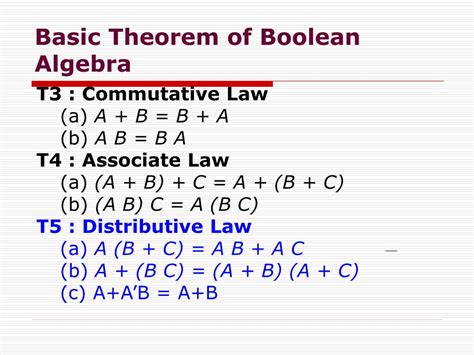 PPT - Boolean Algebra PowerPoint Presentation, free download - ID:5597429