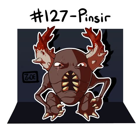 127 - Pinsir by oddsocket on DeviantArt