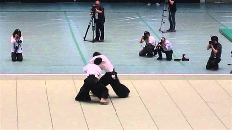 mitsuteru ueshiba sensei   japan aikido  youtube