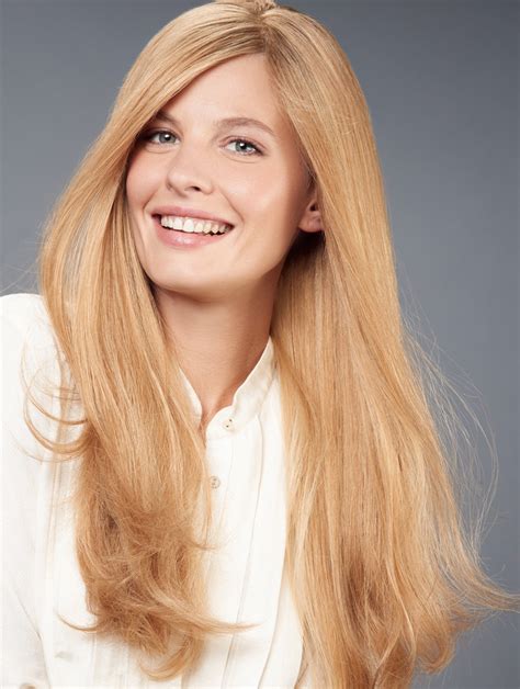 Long Style Wigs Straight Blonde With Bangs Wigs