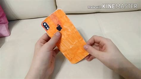 Iphone x из бумаги - YouTube