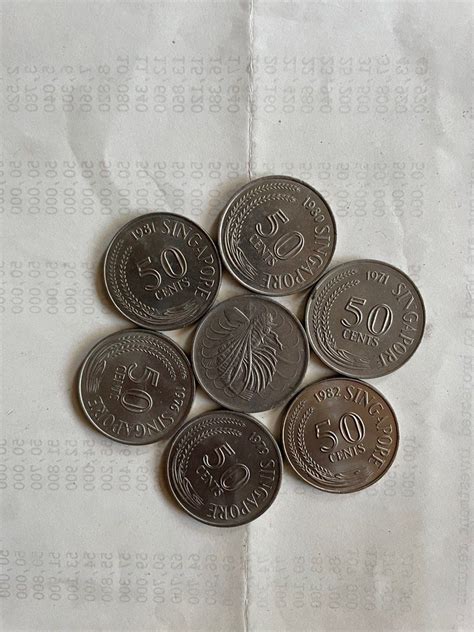 Old 50 cent coin for sales, Hobbies & Toys, Memorabilia & Collectibles ...