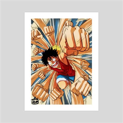Gum Gum Gatling, an art print by BatmAndrew - INPRNT