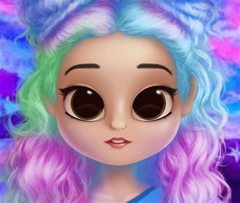 rainbow girl pfp aurora sleeping beauty anime cute